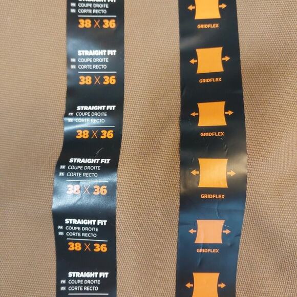 TIMBERLAND PRO STRAIGHT FIT 8 SERIES FLEX CANVAS WORK PANTS SIZE 38x36 NWT - Picture 4 of 7